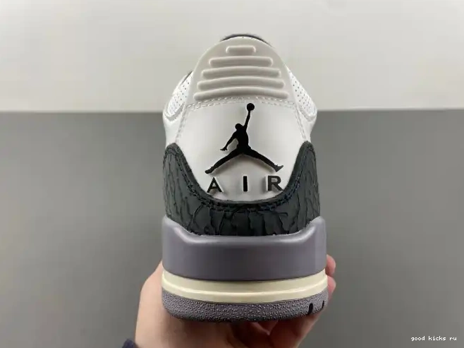 Grey Jordan Air Cement 3 CT8532-106 0325
